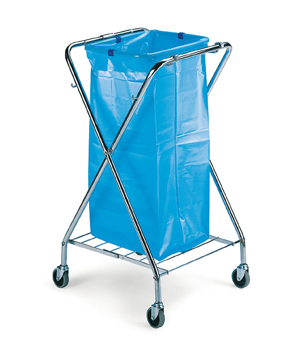 Support de poubelle mobile pour sac jusqu'à 120 L - D15079 - Rangement