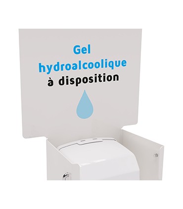 Station de désinfection des mains manuelle