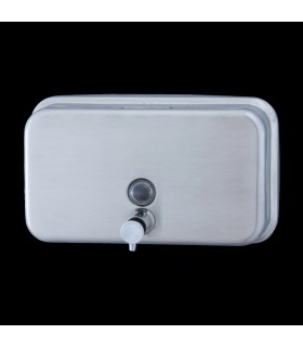 Distributeur inox horizontal de savon