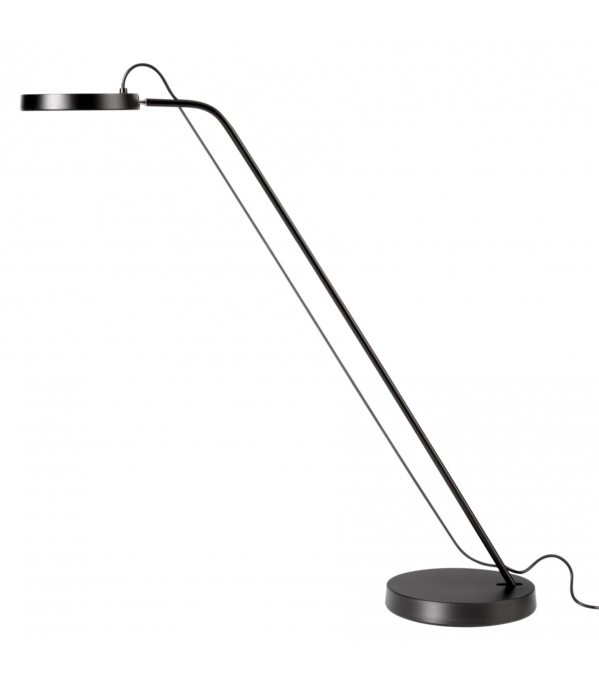 Lampe bureau noire LED tactile avec variateur. Lampe Avenue