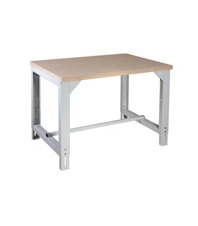 Table-établi réglable en hauteur sans tiroir