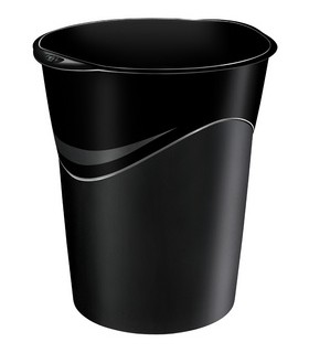 Corbeille à papier 14 litres noire